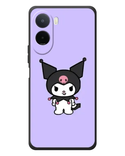 Чехол для Xiaomi POCO M7 с картинкой «Kuromi — нежный фиолетовый»