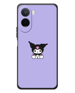 Чехол для Xiaomi POCO M7 с картинкой «Kuromi — фиолетовый минимализм»
