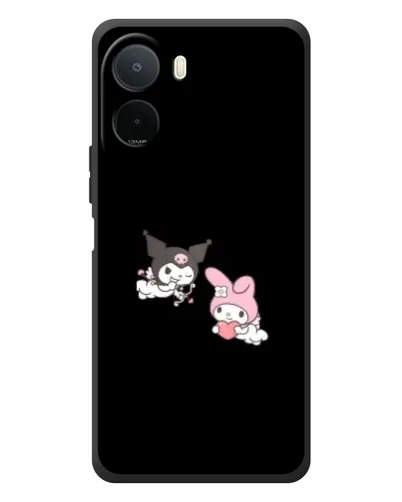 Чехол для Xiaomi POCO M7 с картинкой «My Melody и Kuromi»