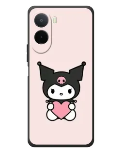 Чехол для Xiaomi POCO M7 с картинкой «Kuromi и сердце»