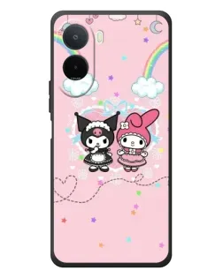 Чехол для Xiaomi POCO M7 с картинкой «My Melody и Kuromi»