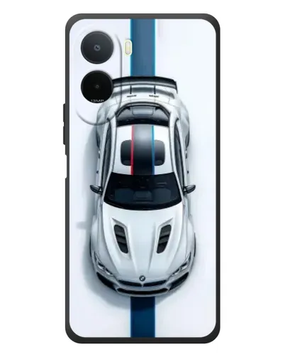 Чехол для Xiaomi POCO M7 с картинкой «Вид сверху — BMW M»