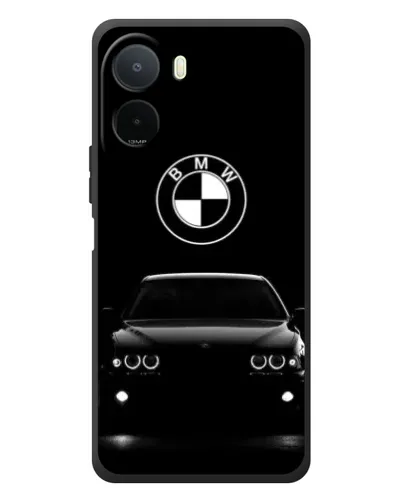 Чехол для Xiaomi POCO M7 с картинкой «BMW — взгляд из темноты»