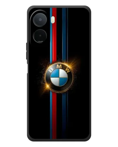 Чехол для Xiaomi POCO M7 с картинкой «BMW M-Power неон»