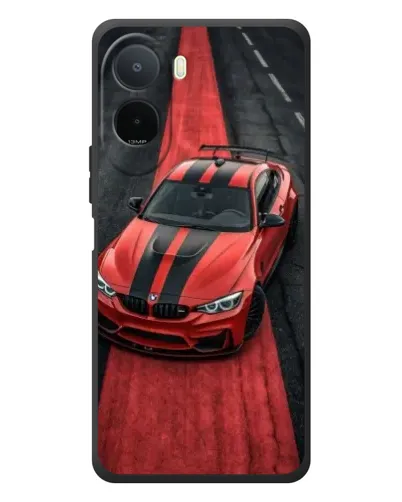 Чехол для Xiaomi POCO M7 с картинкой «BMW на красной дорожке»
