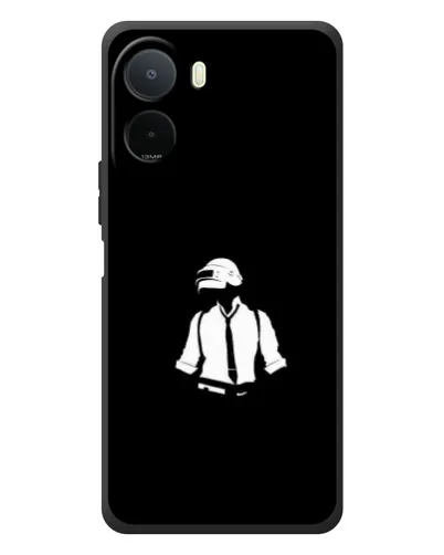Чехол для Xiaomi POCO M7 с картинкой «PUBG — белый шлем»