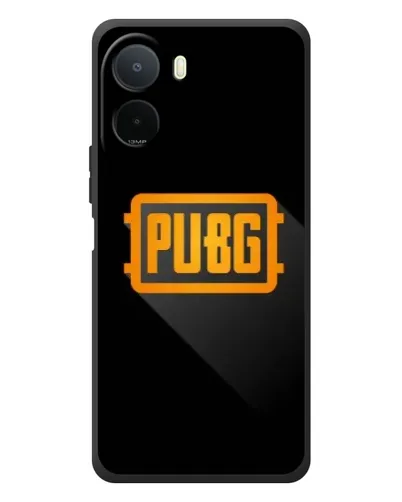 Чехол для Xiaomi POCO M7 с картинкой «PUBG — рамка лого»