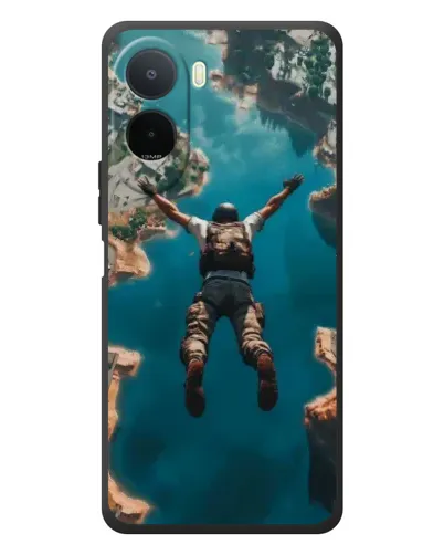 Чехол для Xiaomi POCO M7 с картинкой «PUBG — свободное падение»
