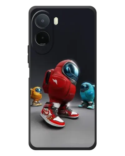 Чехол для Xiaomi POCO M7 с картинкой «Among Us — 3D стиль»