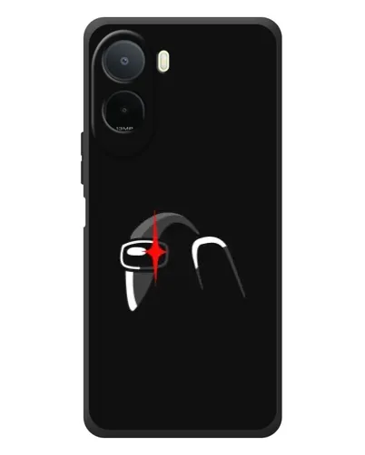 Чехол для Xiaomi POCO M7 с картинкой «Among Us шлем»