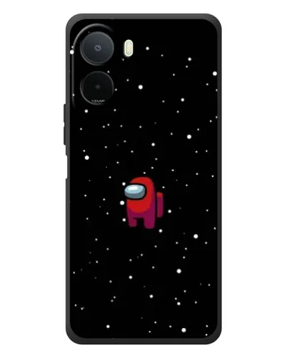 Чехол для Xiaomi POCO M7 с картинкой «Красный Among Us»