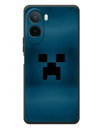 Чехол для Xiaomi POCO M7 с картинкой «Крипер текстура»