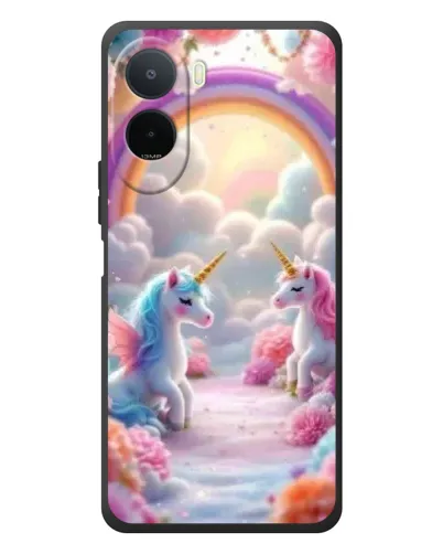 Чехол для Xiaomi POCO M7 с картинкой «Радуга и единороги» Чехол для Xiaomi POCO M7 с картинкой «Радуга и единороги»