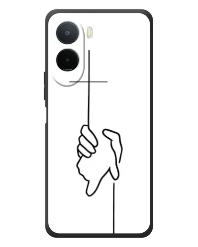 Чехол для Xiaomi POCO M7 с картинкой «Рука держит» Чехол для Xiaomi POCO M7 с картинкой «Рука держит»