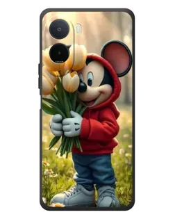 Чехол для Xiaomi POCO M7 с картинкой «Микки с тюльпанами» Чехол для Xiaomi POCO M7 с картинкой «Микки с тюльпанами»