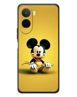 Чехол для Xiaomi POCO M7 с картинкой «Микки на желтом»