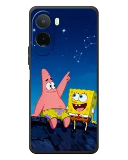 Чехол для Xiaomi POCO M7 с картинкой «Губка Боб и Патрик ночью» Чехол для Xiaomi POCO M7 с картинкой «Губка Боб и Патрик ночью»