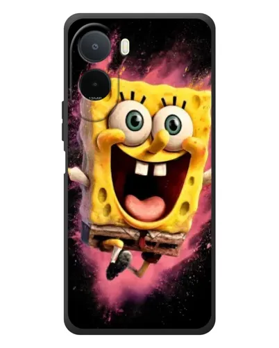 Чехол для Xiaomi POCO M7 с картинкой «Взрывной Спанч Боб»