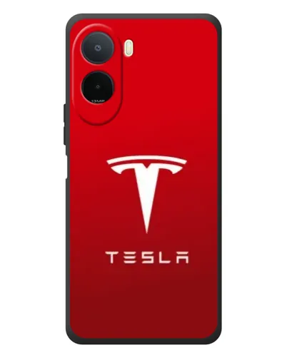 Чехол для Xiaomi POCO M7 с картинкой «Tesla Red Classic»