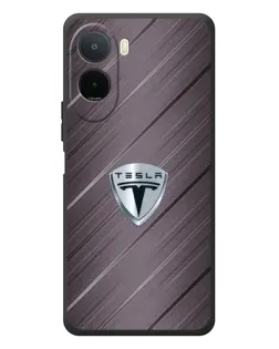 Чехол для Xiaomi POCO M7 с картинкой «Металлическая текстура Tesla» Чехол для Xiaomi POCO M7 с картинкой «Металлическая текстура Tesla»