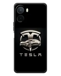 Чехол для Xiaomi POCO M7 с картинкой «Tesla — серебристое авто» Чехол для Xiaomi POCO M7 с картинкой «Tesla — серебристое авто»