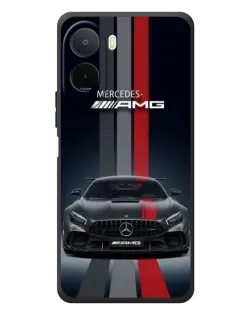 Чехол для Xiaomi POCO M7 с картинкой «Mercedes — белый карбон»