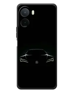 Чехол для Xiaomi POCO M7 с картинкой «Mercedes — силуэт авто» Чехол для Xiaomi POCO M7 с картинкой «Mercedes — силуэт авто»