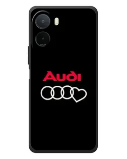 Чехол для Xiaomi POCO M7 с картинкой «Логотип Audi Heart»