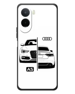 Чехол для Xiaomi POCO M7 с картинкой «Audi — контрастный дизайн» Чехол для Xiaomi POCO M7 с картинкой «Audi — контрастный дизайн»