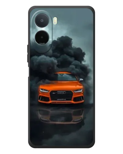 Чехол для Xiaomi POCO M7 с картинкой «Audi в облаках дыма» Чехол для Xiaomi POCO M7 с картинкой «Audi в облаках дыма»