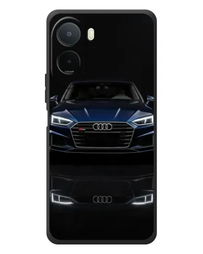 Чехол для Xiaomi POCO M7 с картинкой «Audi — ночное отражение» Чехол для Xiaomi POCO M7 с картинкой «Audi — ночное отражение»