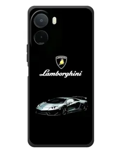 Чехол для Xiaomi POCO M7 с картинкой «Логотип Lamborghini классика»