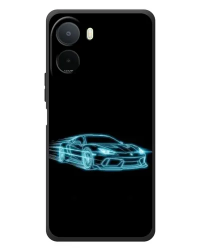 Чехол для Xiaomi POCO M7 с картинкой «Неоновый контур Lamborghini» Чехол для Xiaomi POCO M7 с картинкой «Неоновый контур Lamborghini»