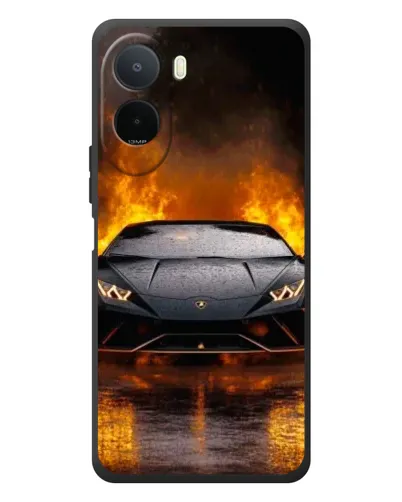 Чехол для Xiaomi POCO M7 с картинкой «Lamborghini в огне» Чехол для Xiaomi POCO M7 с картинкой «Lamborghini в огне»