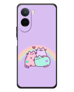 Чехол для Xiaomi POCO M7 с картинкой «Радужные Пушины»