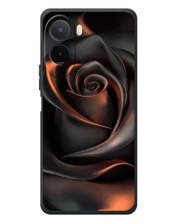 Чехол для Xiaomi POCO M7 с картинкой «Шелковая черная роза» Чехол для Xiaomi POCO M7 с картинкой «Шелковая черная роза»