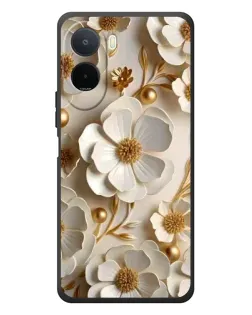 Чехол для Xiaomi POCO M7 с картинкой «Белие бумажние цвети» Чехол для Xiaomi POCO M7 с картинкой «Белие бумажние цвети»