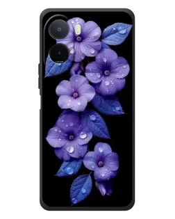Чехол для Xiaomi POCO M7 с картинкой «Фиолетовые цветы с росою» Чехол для Xiaomi POCO M7 с картинкой «Фиолетовые цветы с росою»