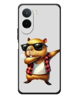 Чехол для Xiaomi POCO M7 с картинкой «Капибара рэпер даб» Чехол для Xiaomi POCO M7 с картинкой «Капибара рэпер даб»