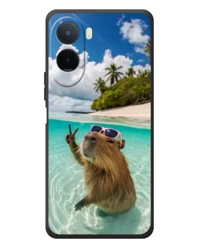 Чехол для Xiaomi POCO M7 с картинкой «Капибара на море» Чехол для Xiaomi POCO M7 с картинкой «Капибара на море»