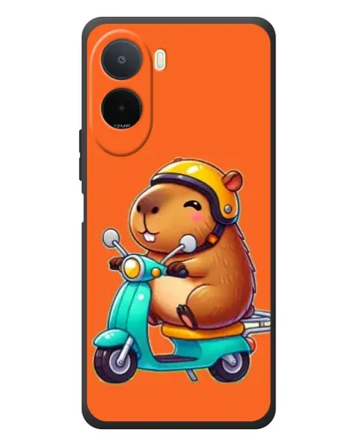 Чехол для Xiaomi POCO M7 с картинкой «Капибара на скутере» Чехол для Xiaomi POCO M7 с картинкой «Капибара на скутере»