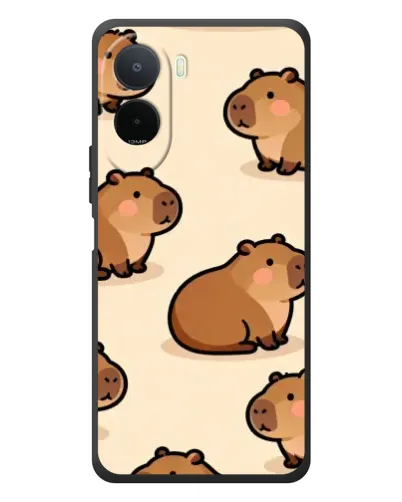 Чехол для Xiaomi POCO M7 с картинкой «Паттерн милых капибар» Чехол для Xiaomi POCO M7 с картинкой «Паттерн милых капибар»
