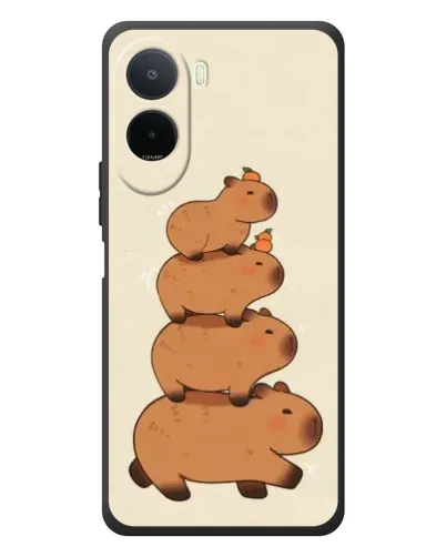 Чехол для Xiaomi POCO M7 с картинкой «Башня из капибар» Чехол для Xiaomi POCO M7 с картинкой «Башня из капибар»