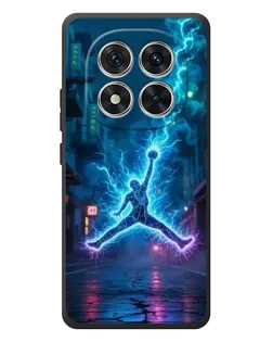 Чехол для Xiaomi Poco M8 Pro с картинкой «Jordan Gold Jumpman»