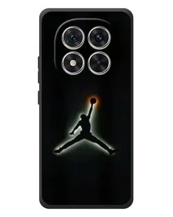 Чехол для Xiaomi Poco M8 Pro с картинкой «Jordan Gradient Logo»