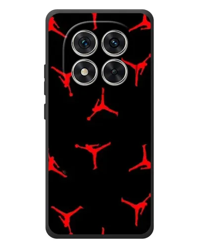 Чехол для Xiaomi Poco M8 Pro с картинкой «Jordan Red Pattern»