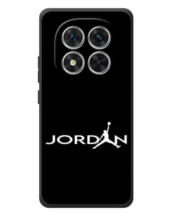 Чехол для Xiaomi Poco M8 Pro с картинкой «Jordan White Logo»