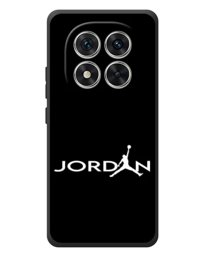 Чехол для Xiaomi Poco M8 Pro с картинкой «Jordan White Logo»