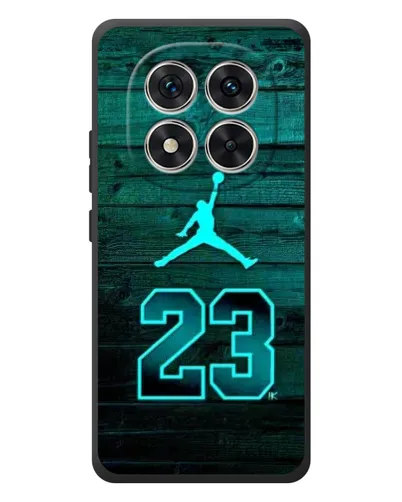 Чехол для Xiaomi Poco M8 Pro с картинкой «Jordan Cyan 23»