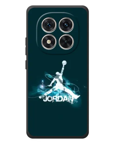 Чехол для Xiaomi Poco M8 Pro с картинкой «Jordan Blue Fire»